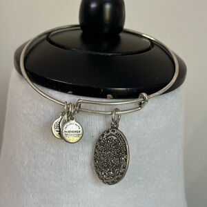 Daughter - Alex and Ani -Silver Bangle Bracelet with Charms